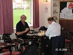 Team playing chess in Bristol